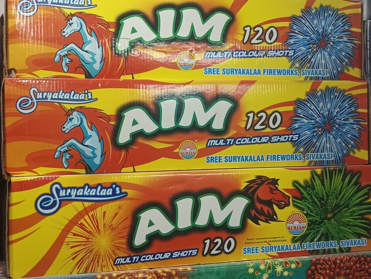 AIM 120 Shot Multi color